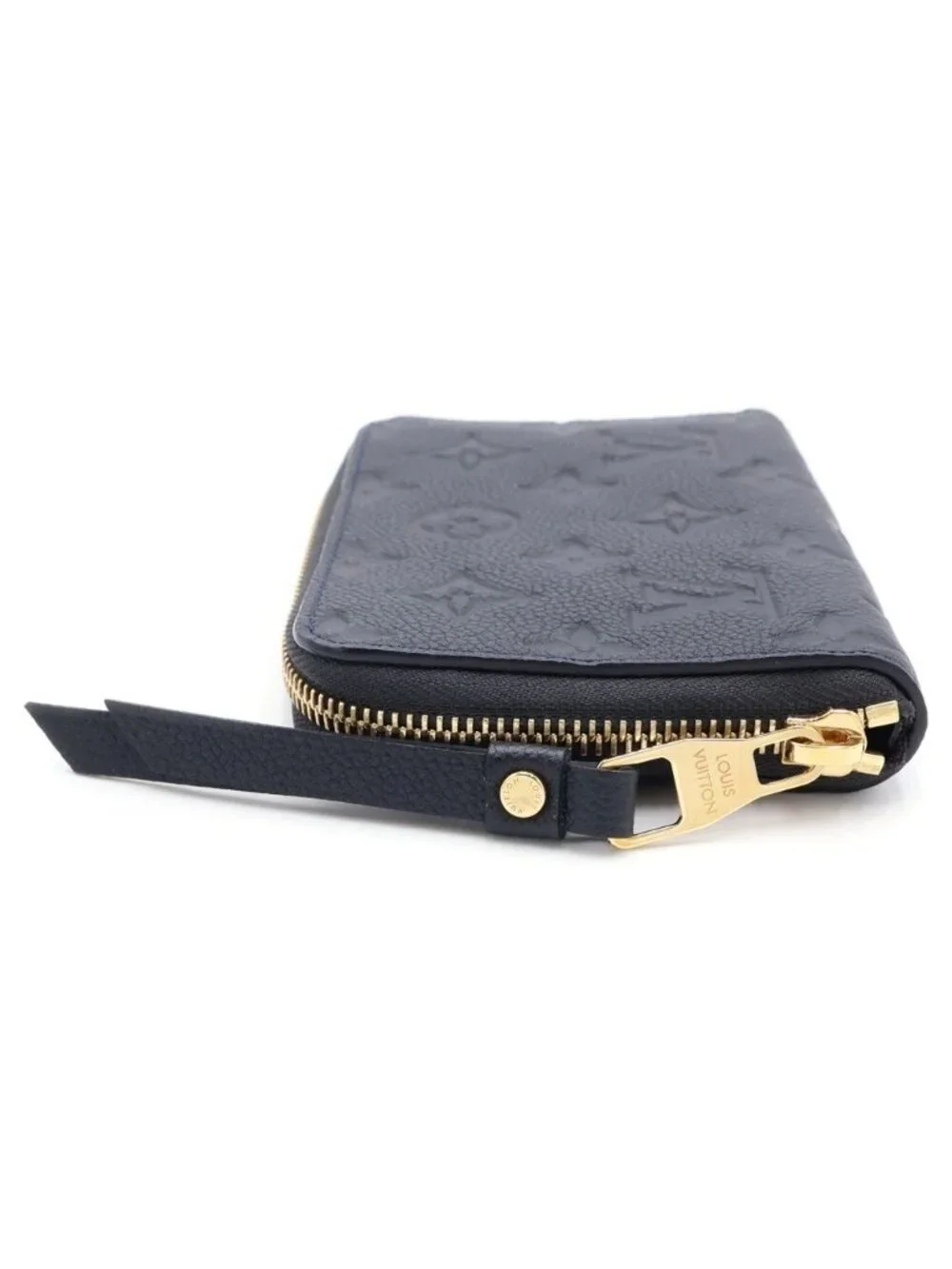 Louis Vuitton Monogram Empreinte Portefeuille Cles Compact Leather Zip Around